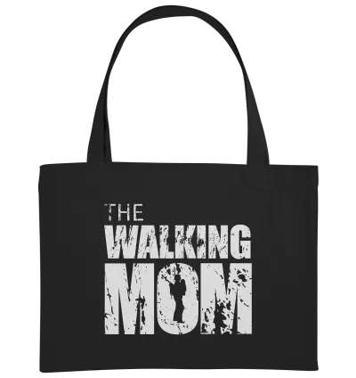 Organic Shopping Bag - The Walking Mom - Trage MOM2 - L - Black ca  49x37 front light