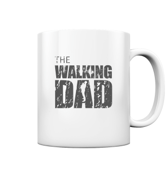 Tasse - glossy - The Walking Dad - Trage DAD2 - D - White glossy 330ml front dark