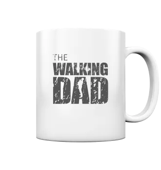 Tasse - glossy - The Walking Dad - Trage DAD2 - D - White glossy 330ml front dark