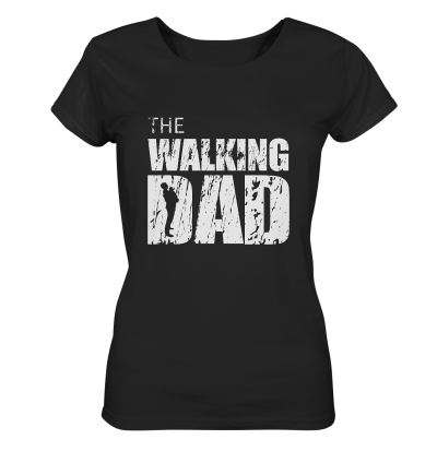 Ladies Organic Shirt - The Walking Dad - Trage DAD3 - L - Black S front light