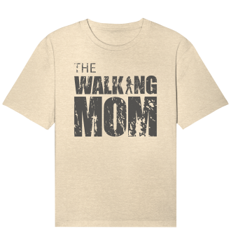 Organic Relaxed Shirt - The Walking Mom - Trage MOM3-D - Natural Raw XS front dark