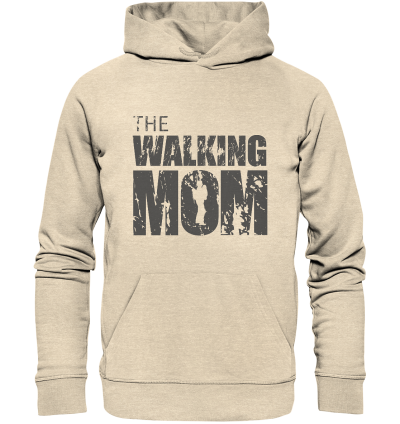 Organic Hoodie - The Walking Mom - Trage MOM2 - D - Natural Raw XS front dark