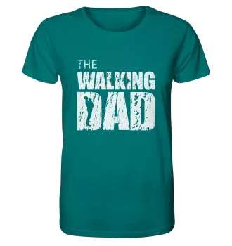 Organic Shirt - The Walking Dad - Carrier DAD3 - L - Ocean Depth XS front light