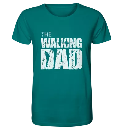 Organic Shirt - The Walking Dad - Carrier DAD3 - L - Ocean Depth XS front light